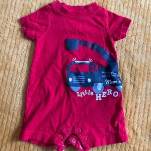 Mom’s little hero!